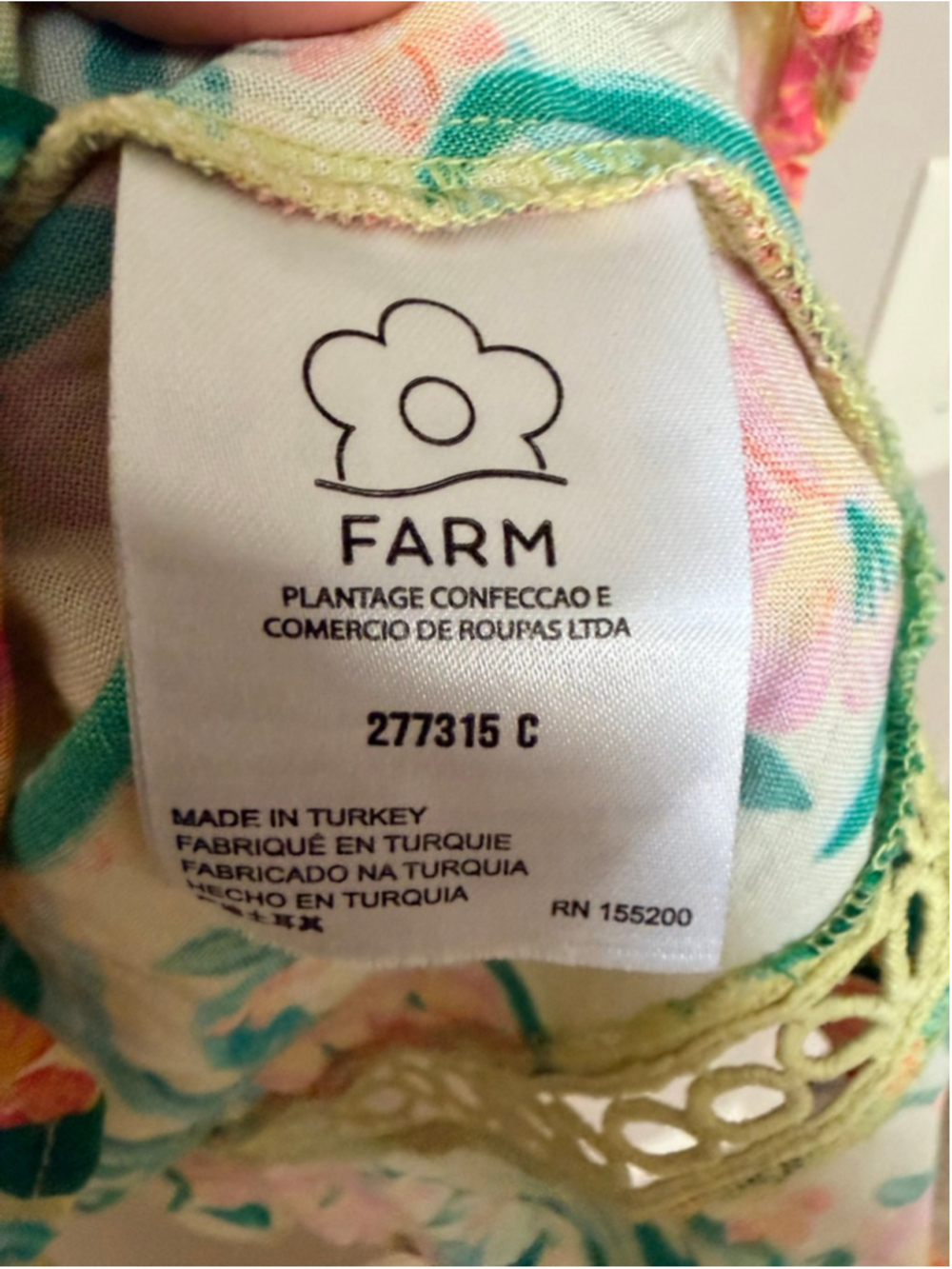 FARM Rio Ruffled Tropical Top - Picture 7 of 8